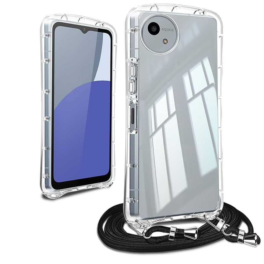 aquos wish4 とショルダーケースセット Amazon.co.jp: AQUOS Wish4 ケース クリア ショルダー